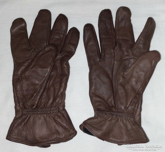 S men's leather gloves