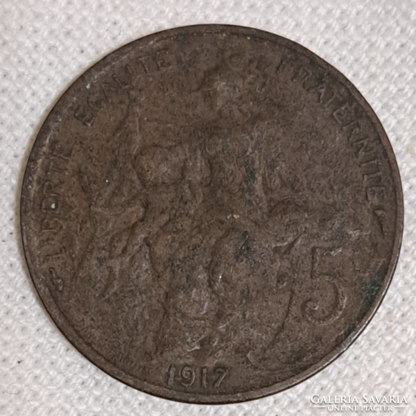 1917. 5 Centimes France (995)