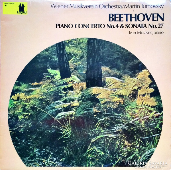 Turnovsky - Beethoven: Piano Concerto No. 4 In G, Op. 58 / Piano Sonata No.27 In E Minor, Op. 90 (LP
