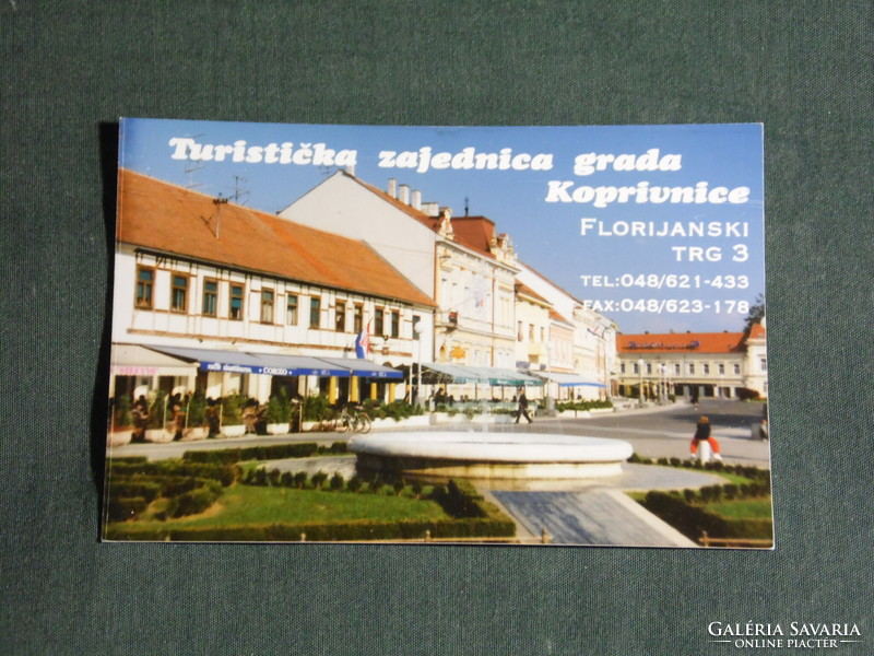 Card calendar, Czechoslovakia, kopřivnice, turistička zajednica grada, tourist office, 1996, (5)