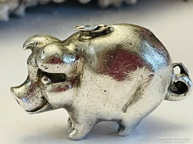 Sterling silver lucky pig