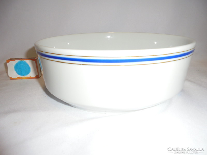 Alföldi porcelain blue striped canteen bowl