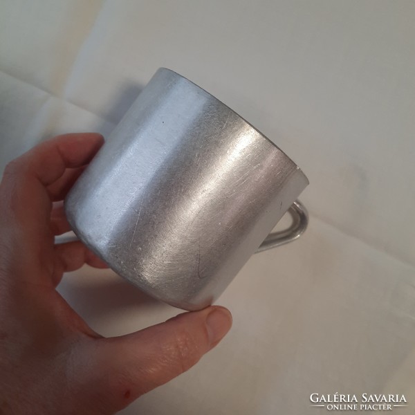 Retro aluminum mug