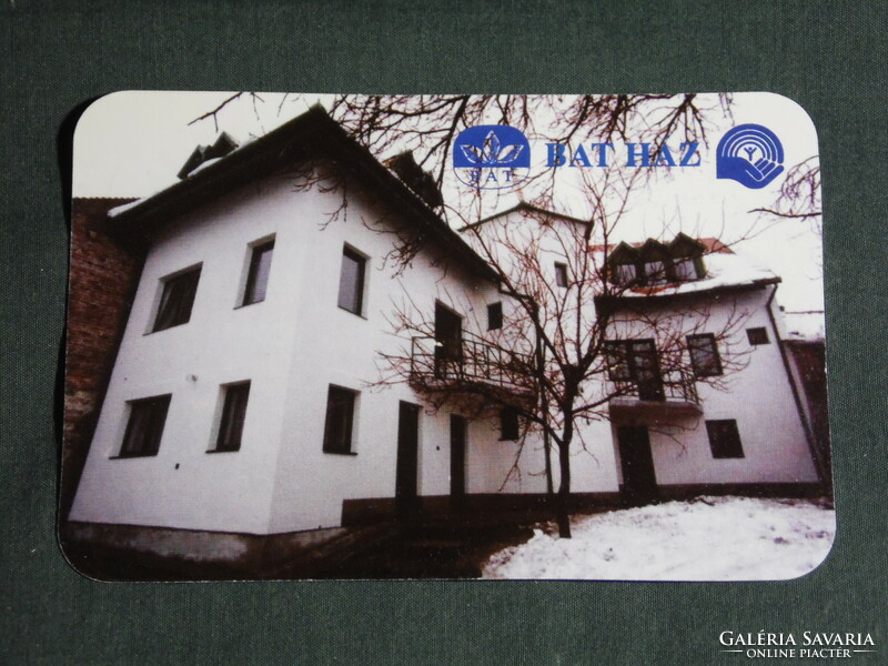 Kártyanaptár, BAT dohánygyár, hajléktalanok háza otthona, Pécs, 1996,   (5)