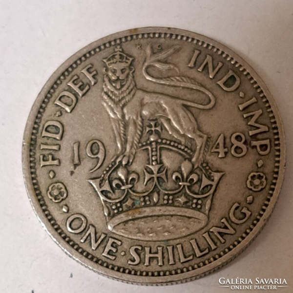 1948. 2 Shilling Anglia, VI. György (895)