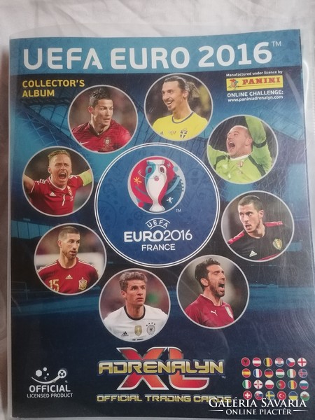 Uefa euro 2016, adrenaline xl, soccer cards (131 pcs.)