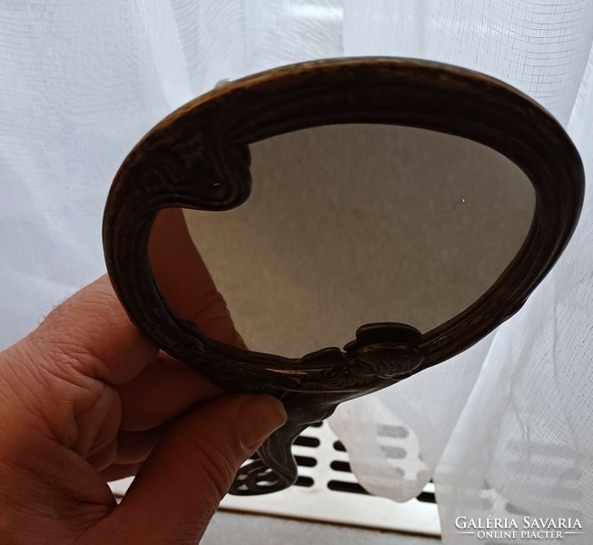 Rèz handmade mirror, lady's art nouveau style vanity mirror, also for gifts