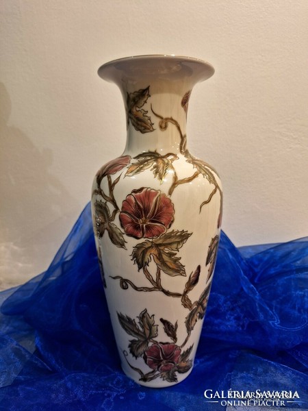 Zsolnay gyönyörű pillangó mintás váza 35cm