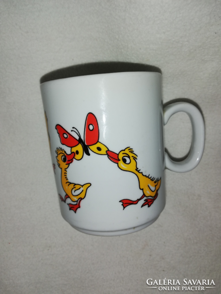 Zsolnay goose cup