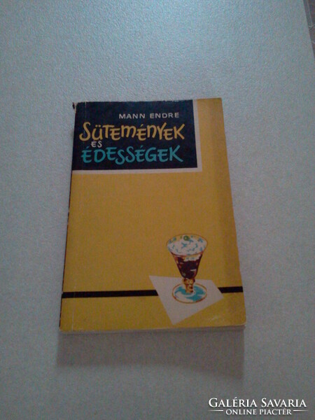 Cookbook for cakes and sweets in mann endre