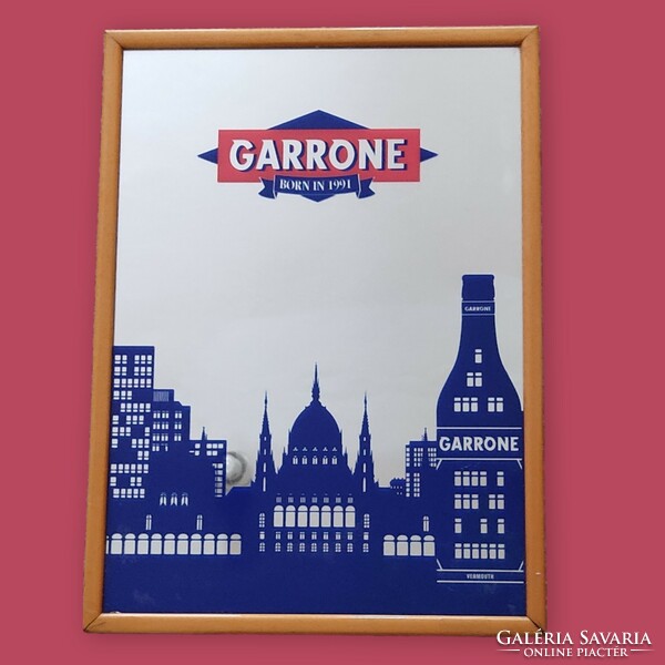 Fali tükör Garrone / Vermouth felirattal