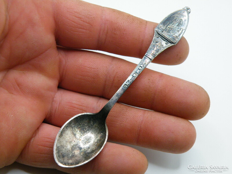 Uk0092 Silver Plated Danish Port City Kolding Souvenir Teaspoon