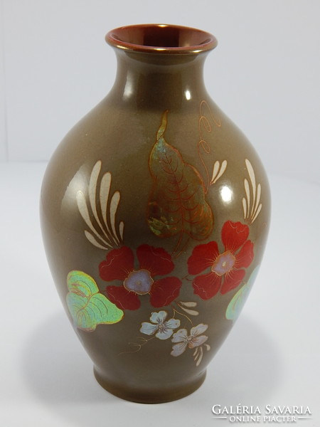 Zsolnay eosin multi-fire, small vase, 16 cm.