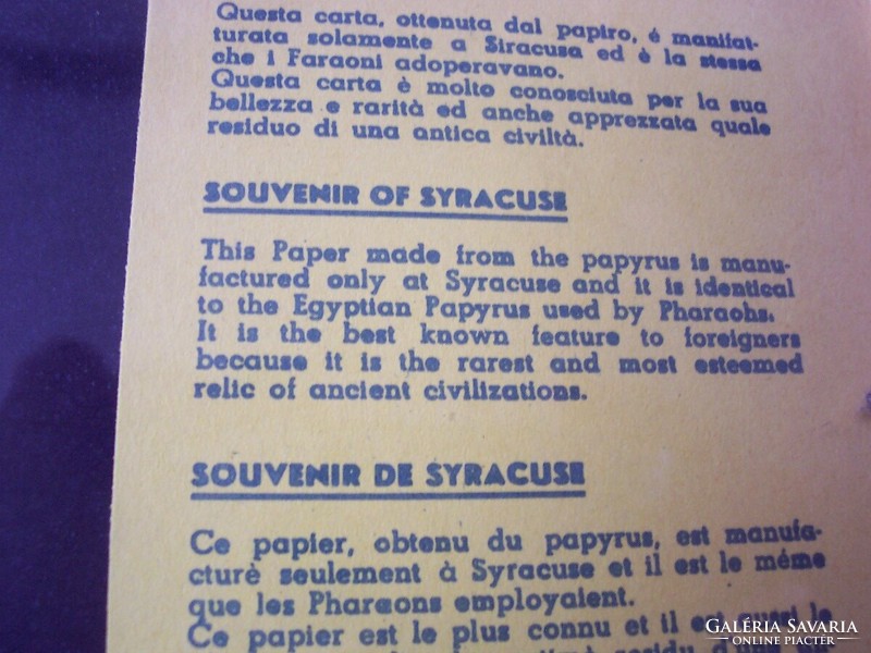 Small image on Syracuse papyrus