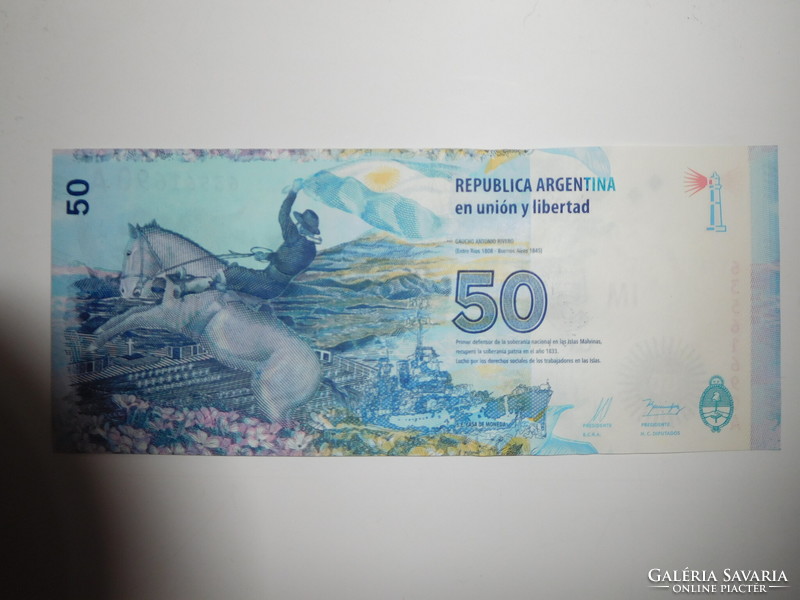 Argentína 50 peso 2015 UNC