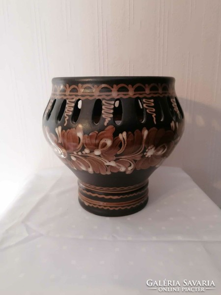 Large-sized Vásárhely ceramic bowl