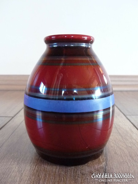Modern zsolnay eosin glazed vase