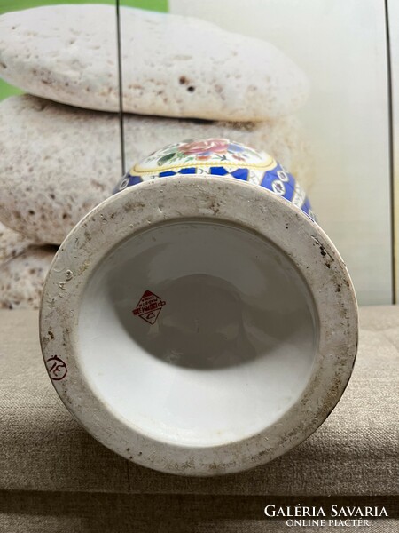 Kínai Festett Porcelán Nagyméretű Váza R0