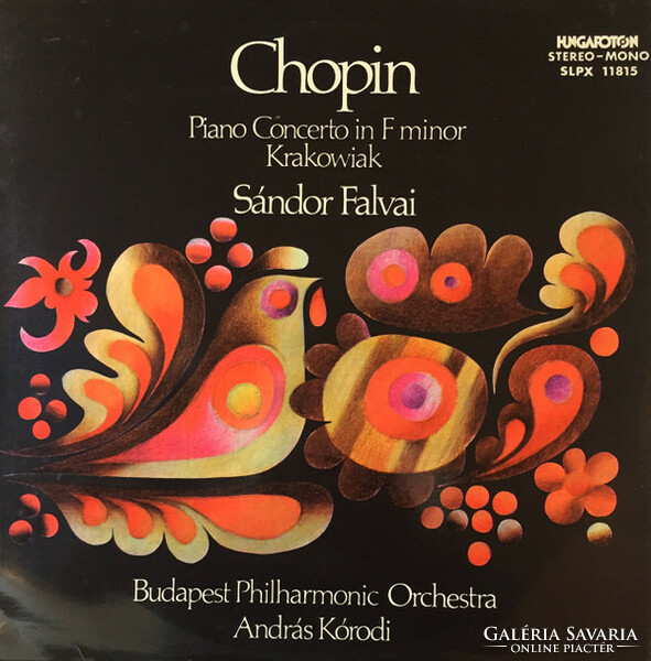 Chopin / Falvai,Kórodi - Piano Concerto In F Minor / Krakowiak (LP, Album)