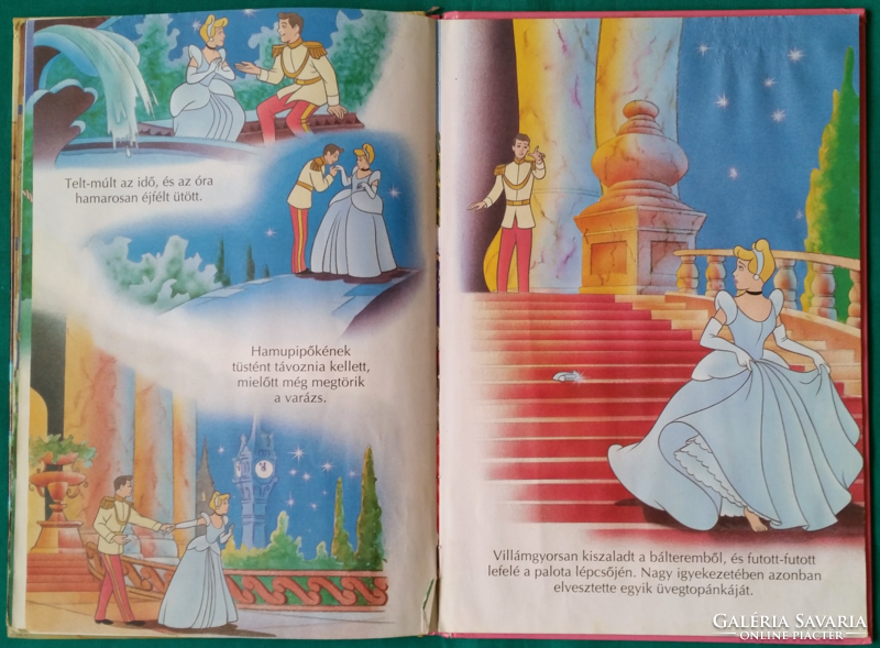 Walt Disney Hamupipőke - Disney Könyvklub 1995-s kiadású mesekönyv