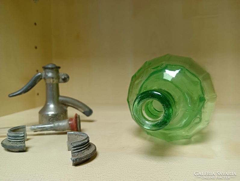 Uranium green soda bottle