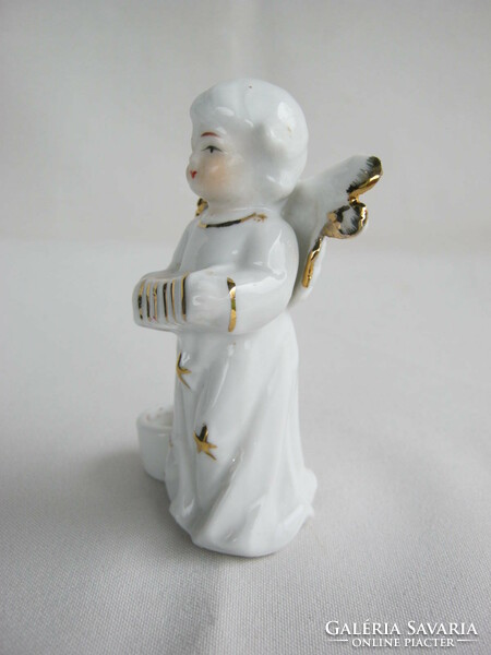 Porcelain angel candlestick