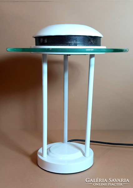 Art deco  Robert Sonneman stilusú   Saturn asztali lámpa ALKUDHATÓ