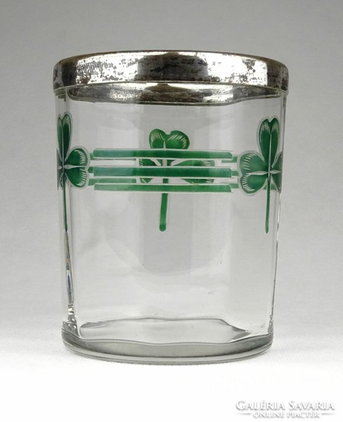 0Z931 old shamrock glass decorative glass