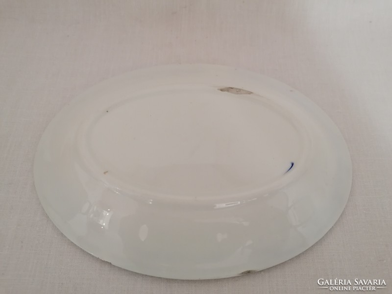 Antique oval bowl