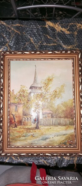 Original oil painting by Lukács Sántó