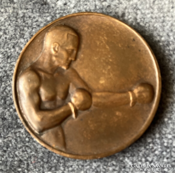 Boxing sports medal from the Ludwig workshop