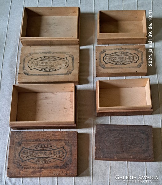 Henrik Gerbeaud kugler wooden box