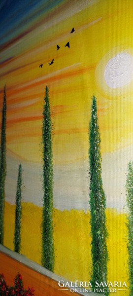 Sunny calm - oil painting