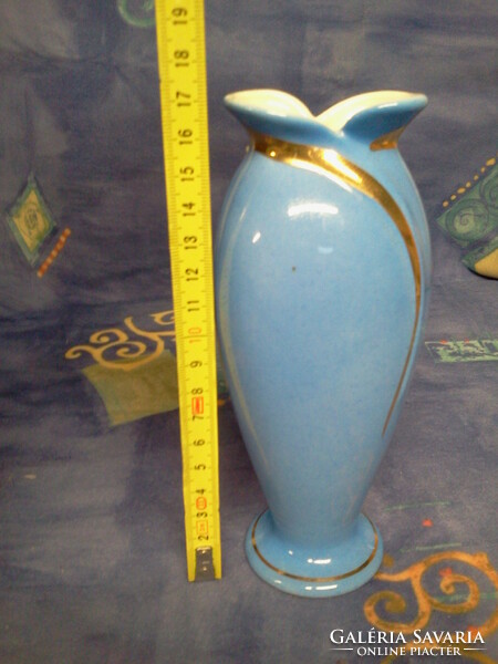 Vase fs marking blue-gold