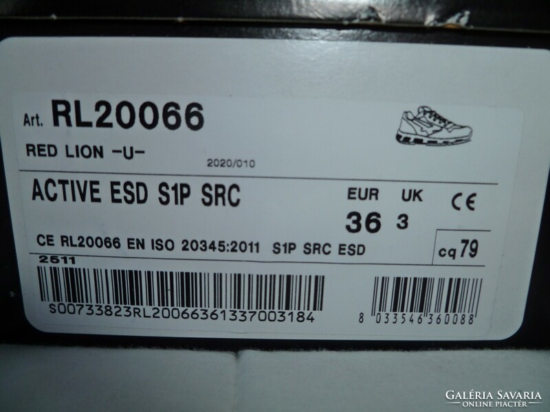U Power RL20066 - RED Lion Active ESD S1P SRC munkavédelmi cipő - 36-os