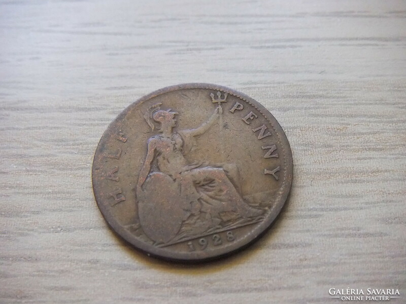 1/2 Penny 1928 England