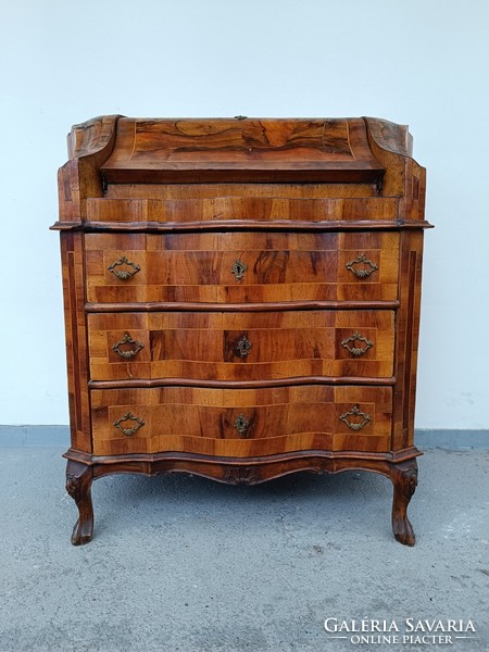 Antique baroque neo-baroque furniture secretary chest of drawers 3 drawers old furniture 748 8378