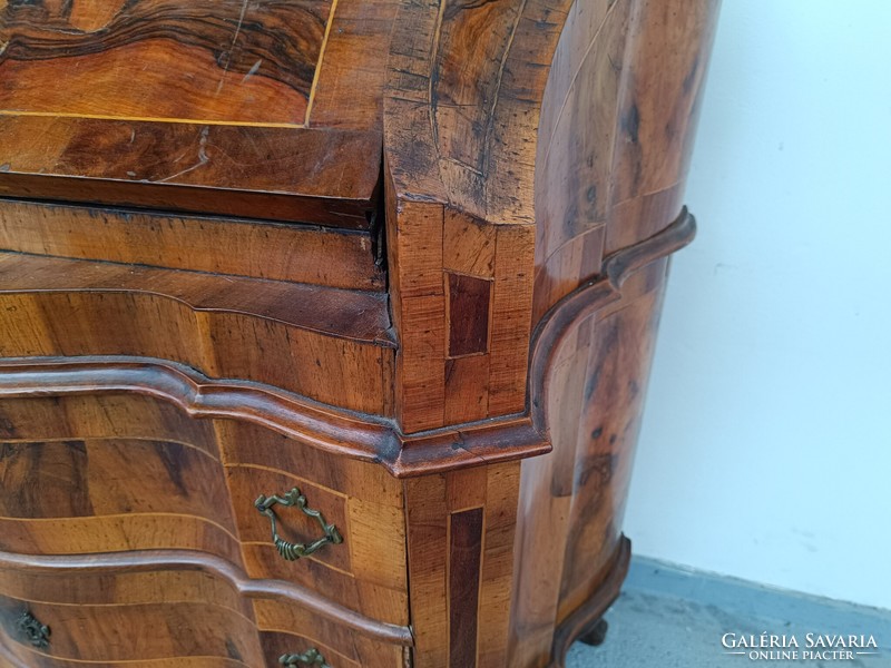 Antik barokk neobarokk bútor szekreter komód 3 fiókos szekrény starožitný nábytok 748 8378