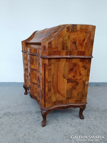 Antik barokk neobarokk bútor szekreter komód 3 fiókos szekrény starožitný nábytok 748 8378