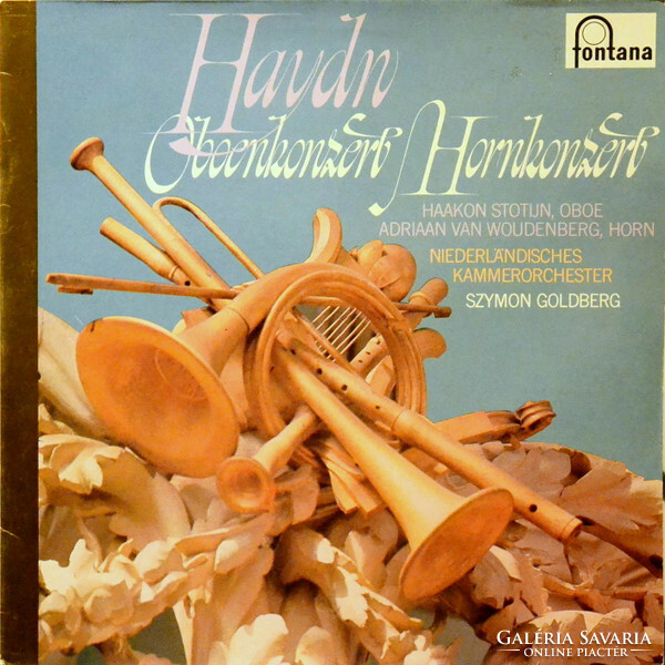 Haydn, stotijn, van woudenberg, goldberg - oboe concerto / horn concerto (lp, mono)
