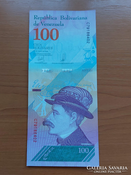 VENEZUELA 100 BOLIVARES 2018  402