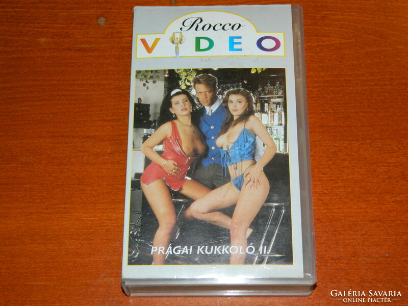 Rocco Pornó Video Szex Videó VHS Kazetta Prágai Kukkoló II.