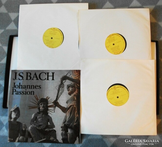 Bach J.S.  János Passió  3 db-os hanglemez diszdobozos kiadvány