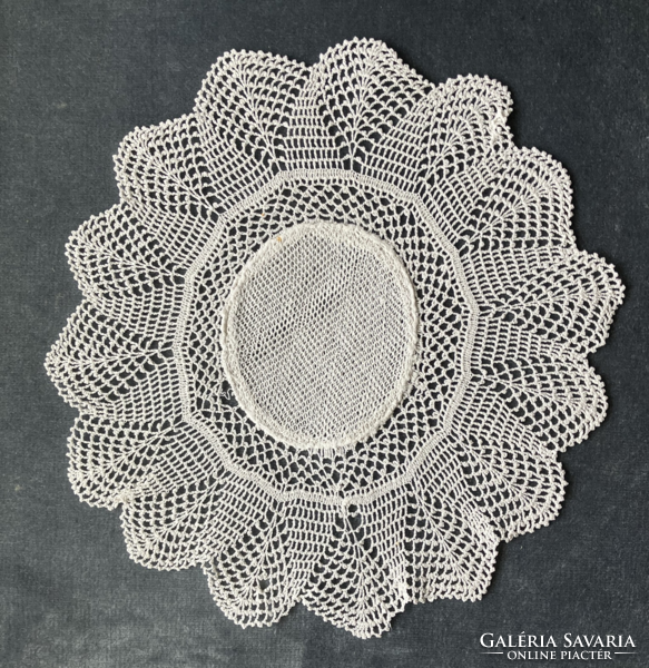 Crochet lace tablecloth 25 cm