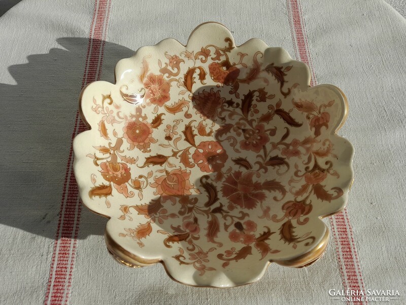 Zsolnay Pomegranate decorated antique decorative ceramic offering, 1880s