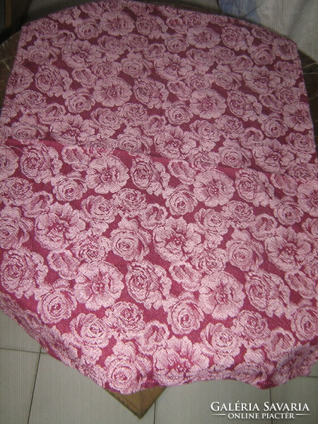 Beautifully colored pink woven napkin table cloth tea towel
