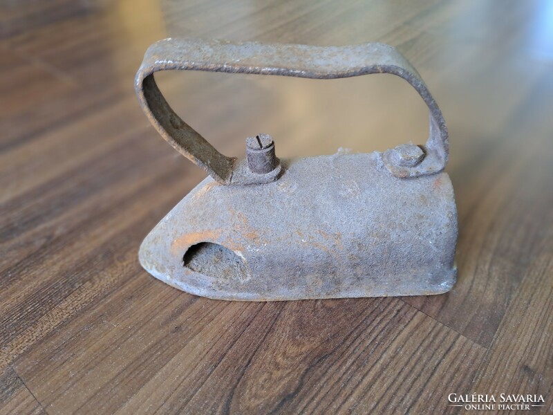 Antique cast iron iron