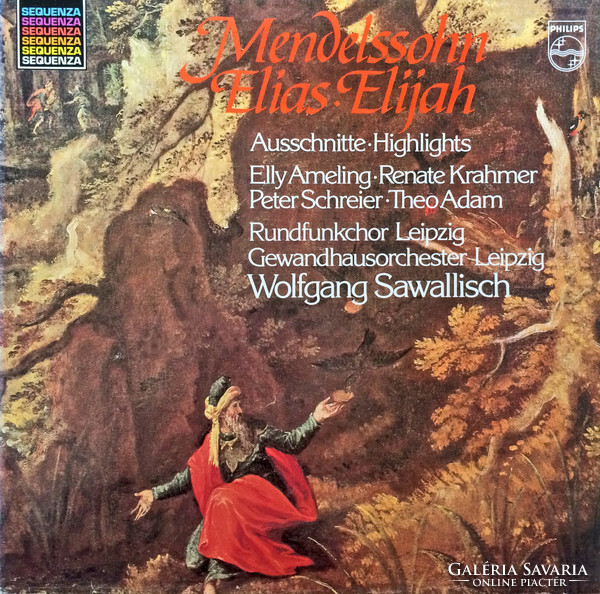 Mendelssohn, Adam • Ameling• Schreier, Sawallisch - Elias (LP)
