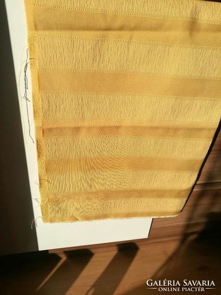 Golden yellow furniture fabric leftover