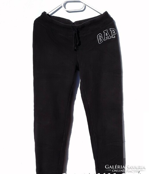 Gap black cotton casual pants (m-l)